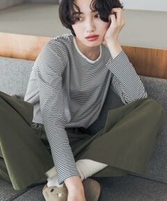URBAN RESEARCH DOORS / アーバンリサーチ ドアーズ Tシャツ | 『UR TECH』完声シルケットロングスリーブ Tシャツ