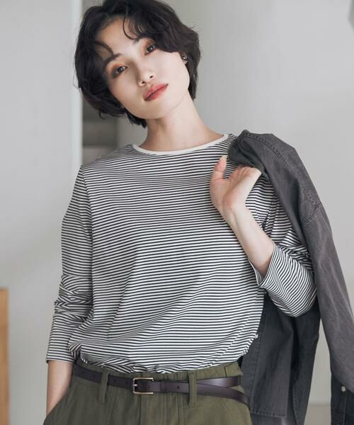 URBAN RESEARCH DOORS / アーバンリサーチ ドアーズ Tシャツ | 『UR TECH』完声シルケットロングスリーブ Tシャツ | 詳細14