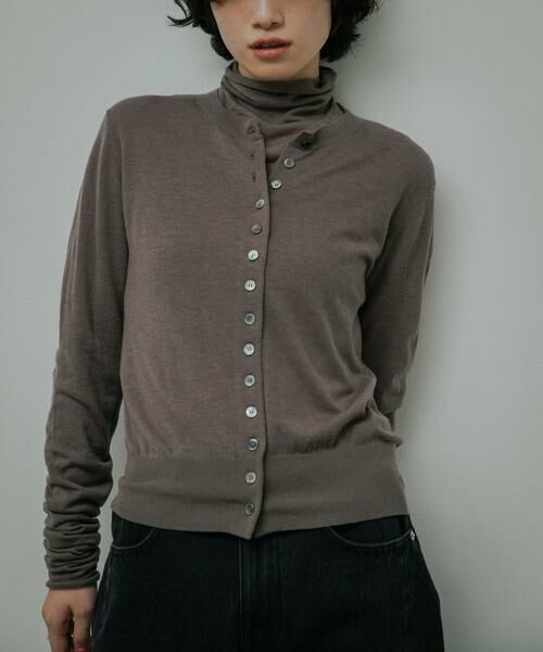 URBAN RESEARCH DOORS / アーバンリサーチ ドアーズ カーディガン・ボレロ | Soft Wool Button Cardigan | 詳細1