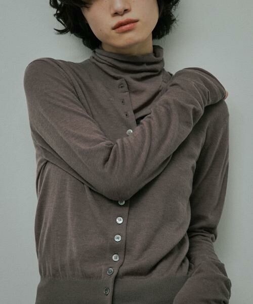 URBAN RESEARCH DOORS / アーバンリサーチ ドアーズ カーディガン・ボレロ | Soft Wool Button Cardigan（グレー系その他）