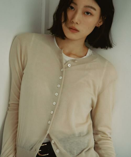 URBAN RESEARCH DOORS / アーバンリサーチ ドアーズ カーディガン・ボレロ | Soft Wool Button Cardigan | 詳細11