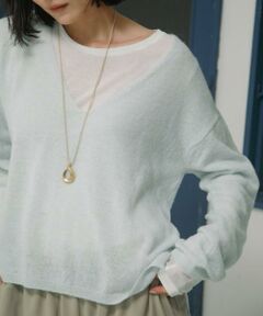 URBAN RESEARCH DOORS / アーバンリサーチ ドアーズ ニット・セーター | Baby Alpaca V-Neck Knit