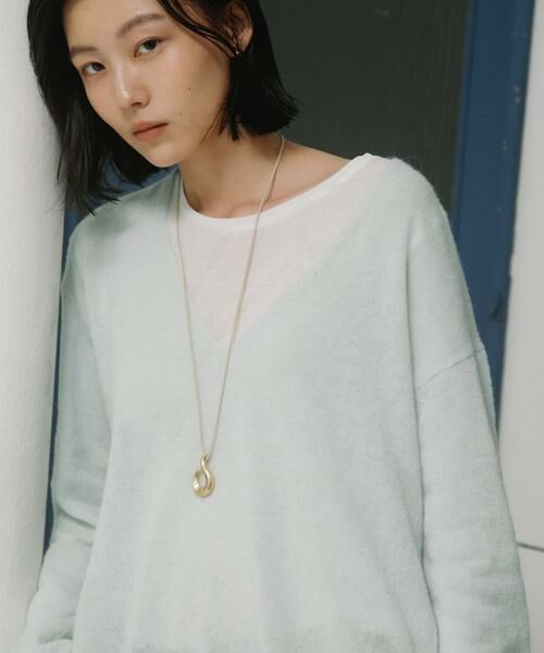 URBAN RESEARCH DOORS / アーバンリサーチ ドアーズ ニット・セーター | Baby Alpaca V-Neck Knit | 詳細1