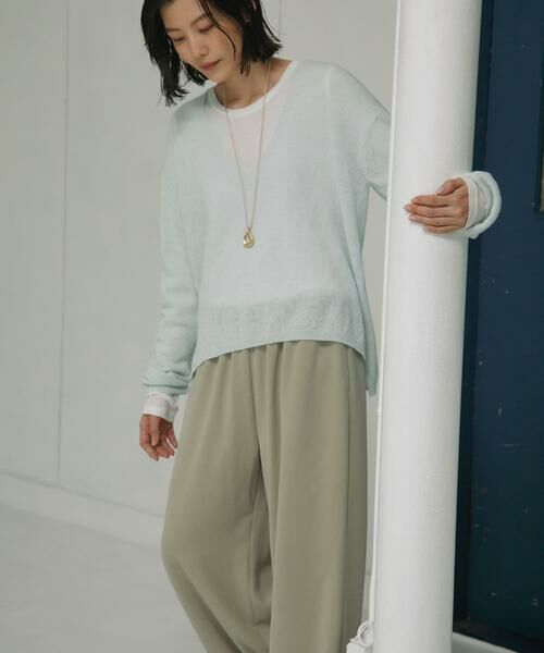 URBAN RESEARCH DOORS / アーバンリサーチ ドアーズ ニット・セーター | Baby Alpaca V-Neck Knit | 詳細5