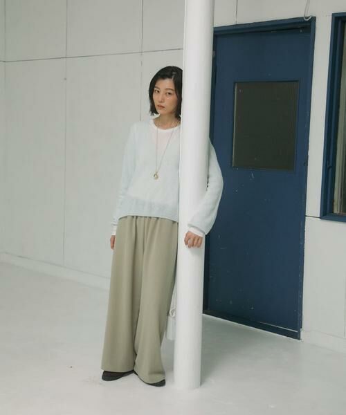 URBAN RESEARCH DOORS / アーバンリサーチ ドアーズ ニット・セーター | Baby Alpaca V-Neck Knit | 詳細6