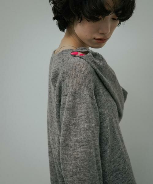URBAN RESEARCH DOORS / アーバンリサーチ ドアーズ ニット・セーター | Baby Alpaca V-Neck Knit | 詳細10