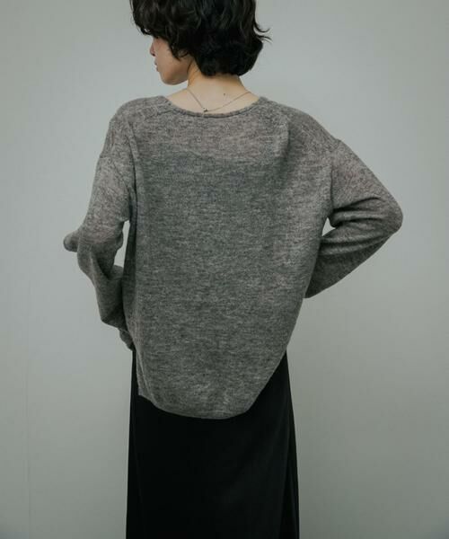 URBAN RESEARCH DOORS / アーバンリサーチ ドアーズ ニット・セーター | Baby Alpaca V-Neck Knit | 詳細14