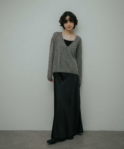 URBAN RESEARCH DOORS / アーバンリサーチ ドアーズ ニット・セーター | Baby Alpaca V-Neck Knit | 詳細15
