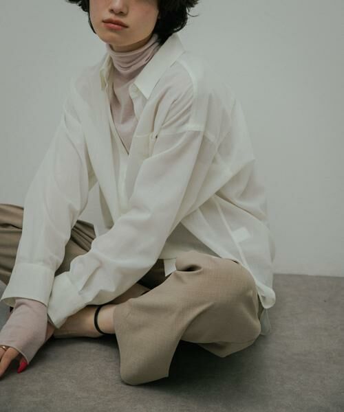URBAN RESEARCH DOORS / アーバンリサーチ ドアーズ シャツ・ブラウス | Wool Blend Basic Shirts | 詳細1