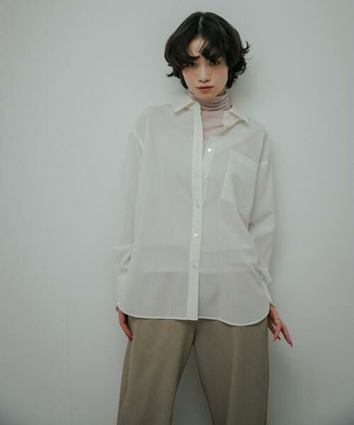 URBAN RESEARCH DOORS / アーバンリサーチ ドアーズ シャツ・ブラウス | Wool Blend Basic Shirts | 詳細2