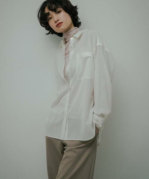 URBAN RESEARCH DOORS / アーバンリサーチ ドアーズ シャツ・ブラウス | Wool Blend Basic Shirts | 詳細3