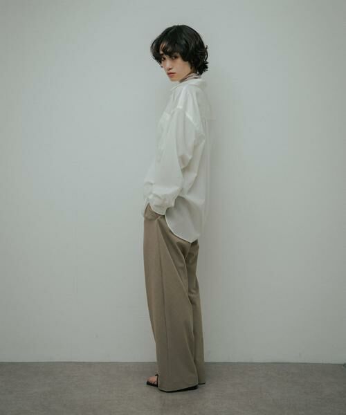 URBAN RESEARCH DOORS / アーバンリサーチ ドアーズ シャツ・ブラウス | Wool Blend Basic Shirts | 詳細5