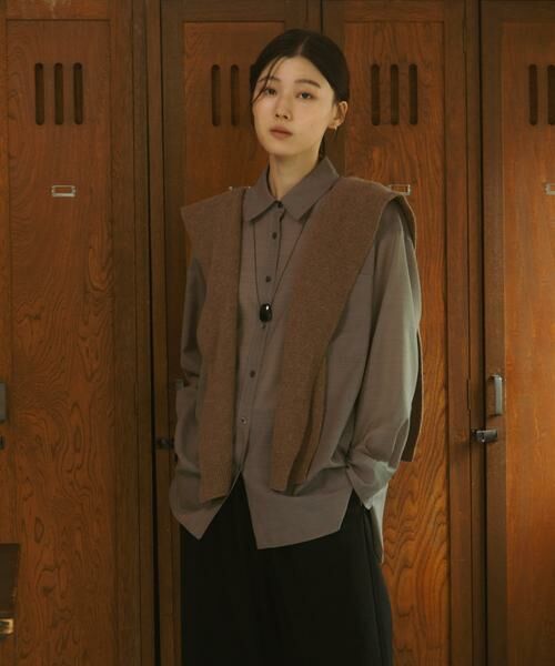URBAN RESEARCH DOORS / アーバンリサーチ ドアーズ シャツ・ブラウス | Wool Blend Basic Shirts | 詳細11