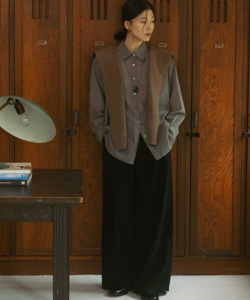 URBAN RESEARCH DOORS / アーバンリサーチ ドアーズ シャツ・ブラウス | Wool Blend Basic Shirts | 詳細12