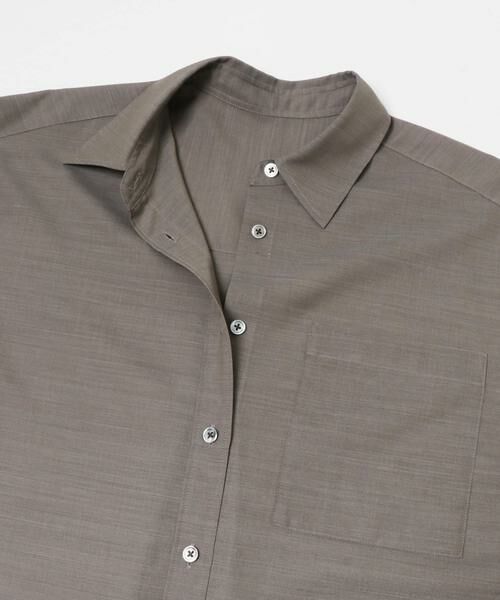 URBAN RESEARCH DOORS / アーバンリサーチ ドアーズ シャツ・ブラウス | Wool Blend Basic Shirts | 詳細15