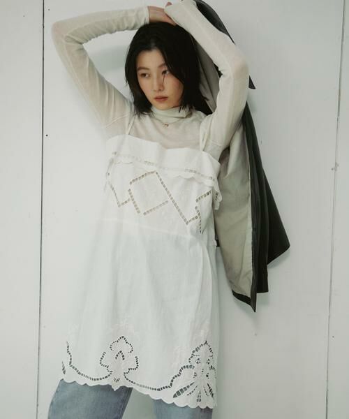 URBAN RESEARCH DOORS / アーバンリサーチ ドアーズ その他トップス | Cotton Embroidery Tunic | 詳細1