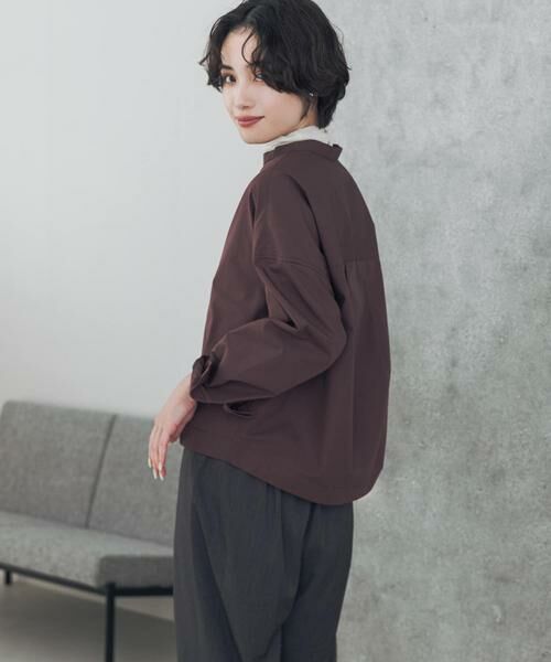 URBAN RESEARCH DOORS / アーバンリサーチ ドアーズ シャツ・ブラウス | 『UR TECH』Aircare ショートコクーンシャツ | 詳細3