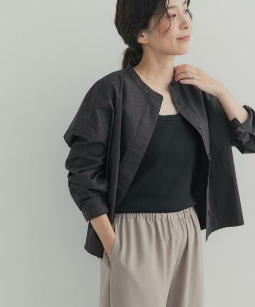 URBAN RESEARCH DOORS / アーバンリサーチ ドアーズ シャツ・ブラウス | 『UR TECH』Aircare ショートコクーンシャツ | 詳細14
