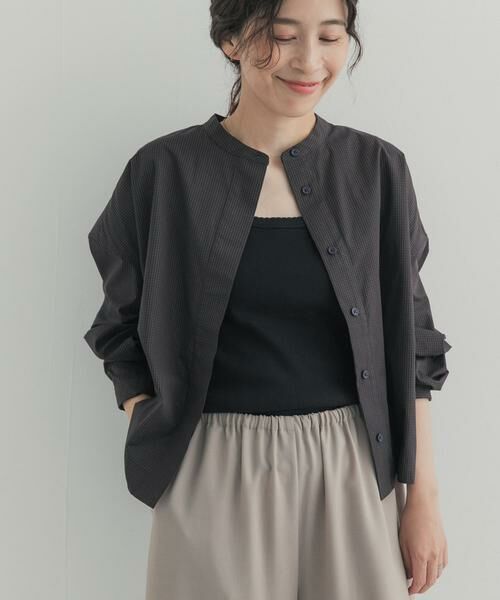 URBAN RESEARCH DOORS / アーバンリサーチ ドアーズ シャツ・ブラウス | 『UR TECH』Aircare ショートコクーンシャツ | 詳細15
