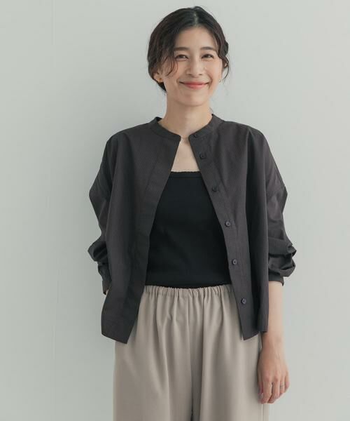 URBAN RESEARCH DOORS / アーバンリサーチ ドアーズ シャツ・ブラウス | 『UR TECH』Aircare ショートコクーンシャツ | 詳細16