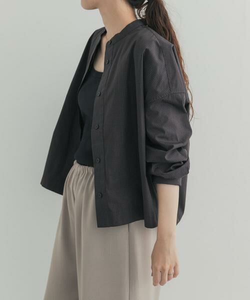 URBAN RESEARCH DOORS / アーバンリサーチ ドアーズ シャツ・ブラウス | 『UR TECH』Aircare ショートコクーンシャツ | 詳細17