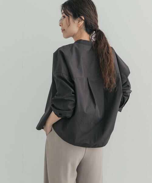 URBAN RESEARCH DOORS / アーバンリサーチ ドアーズ シャツ・ブラウス | 『UR TECH』Aircare ショートコクーンシャツ | 詳細18