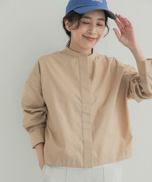 URBAN RESEARCH DOORS / アーバンリサーチ ドアーズ シャツ・ブラウス | 『UR TECH』Aircare ショートコクーンシャツ | 詳細24