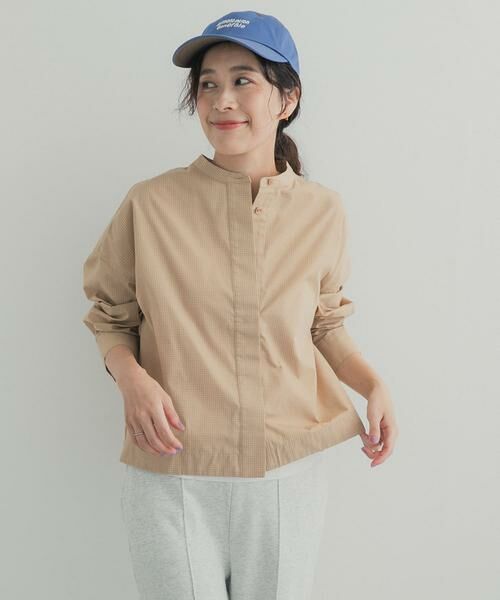 URBAN RESEARCH DOORS / アーバンリサーチ ドアーズ シャツ・ブラウス | 『UR TECH』Aircare ショートコクーンシャツ | 詳細25