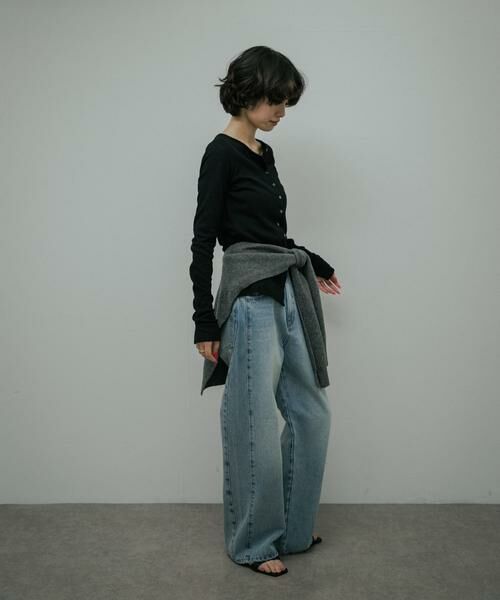 URBAN RESEARCH DOORS / アーバンリサーチ ドアーズ デニムパンツ | High-Rise Line Denim | 詳細3