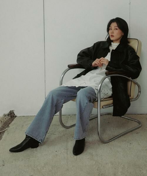 URBAN RESEARCH DOORS / アーバンリサーチ ドアーズ デニムパンツ | High-Rise Line Denim | 詳細4
