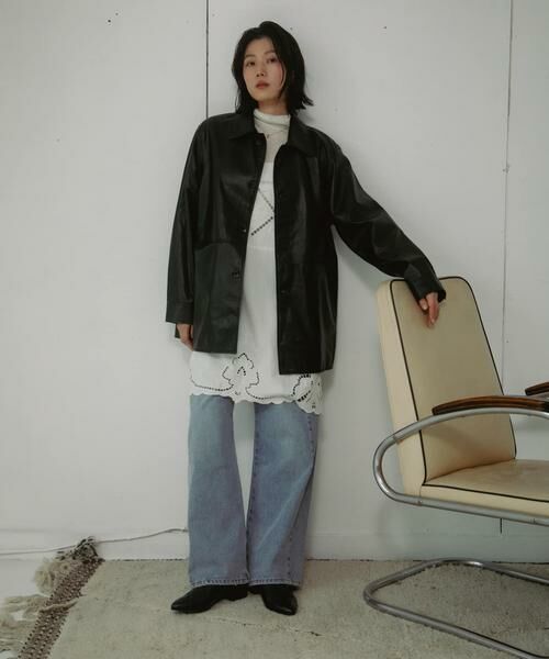 URBAN RESEARCH DOORS / アーバンリサーチ ドアーズ デニムパンツ | High-Rise Line Denim | 詳細6
