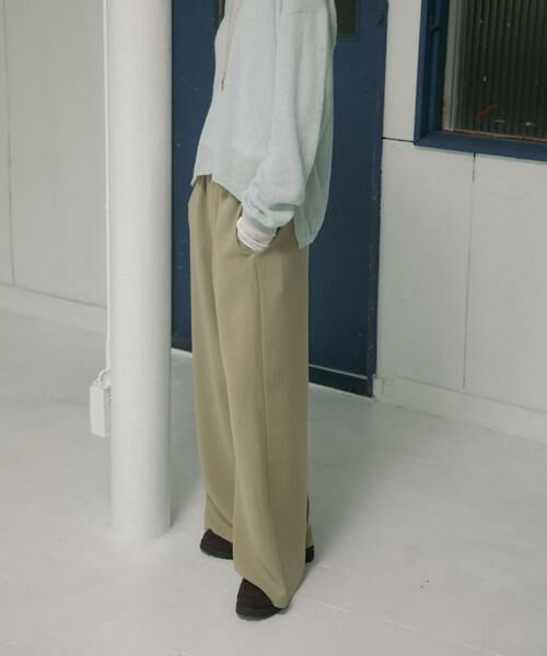 URBAN RESEARCH DOORS / アーバンリサーチ ドアーズ その他パンツ | Relax Easy Wide Pants（ベージュ）