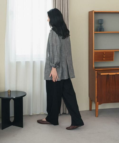 URBAN RESEARCH DOORS / アーバンリサーチ ドアーズ その他パンツ | ウエストリボンカットカーブパンツ | 詳細4