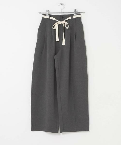 URBAN RESEARCH DOORS / アーバンリサーチ ドアーズ その他パンツ | ウエストリボンカットカーブパンツ | 詳細17