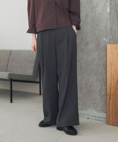 URBAN RESEARCH DOORS / アーバンリサーチ ドアーズ その他パンツ | 『UR TECH』完声タックギャザーワイドパンツ
