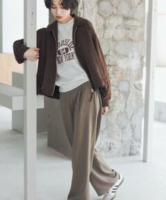 URBAN RESEARCH DOORS / アーバンリサーチ ドアーズ その他パンツ | 『UR TECH』完声タックギャザーワイドパンツ