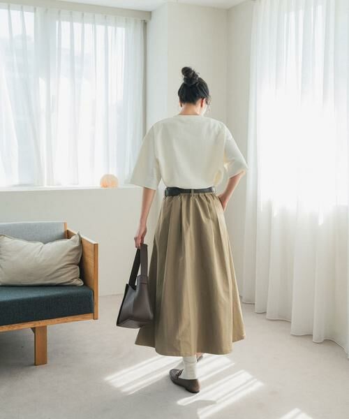 URBAN RESEARCH DOORS / アーバンリサーチ ドアーズ ロング・マキシ丈スカート | ストレッチチノスカート | 詳細12
