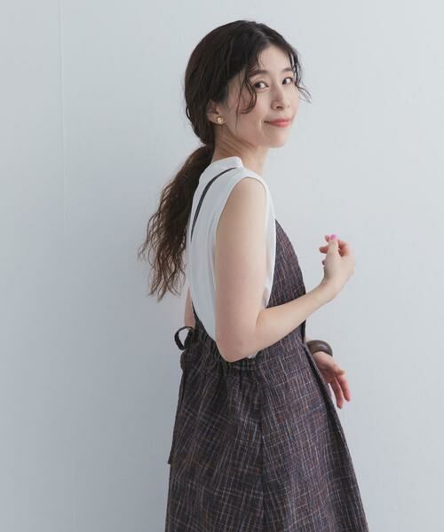 URBAN RESEARCH DOORS / アーバンリサーチ ドアーズ ワンピース | チェックキャミワンピース | 詳細3