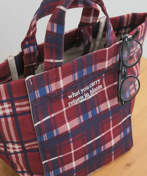 URBAN RESEARCH DOORS / アーバンリサーチ ドアーズ トートバッグ | 『別注』beej×DOORS　チェックトートバッグ | 詳細1