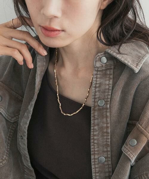 URBAN RESEARCH DOORS / アーバンリサーチ ドアーズ ネックレス・ペンダント・チョーカー | ウォーンメッキビーズネックレス | 詳細1