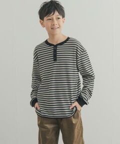 URBAN RESEARCH DOORS / アーバンリサーチ ドアーズ トップス | 『150サイズあり』ワッフルボーダーロングTシャツ(KIDS)
