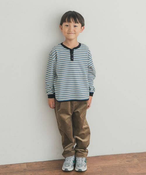 URBAN RESEARCH DOORS / アーバンリサーチ ドアーズ トップス | 『150サイズあり』ワッフルボーダーロングTシャツ(KIDS) | 詳細6