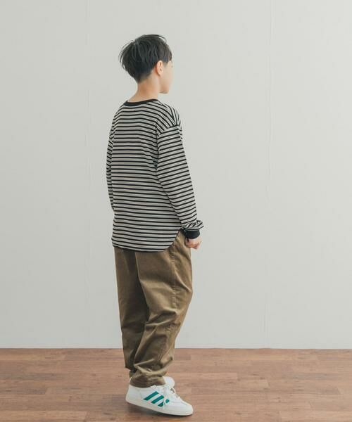 URBAN RESEARCH DOORS / アーバンリサーチ ドアーズ トップス | 『150サイズあり』ワッフルボーダーロングTシャツ(KIDS) | 詳細15