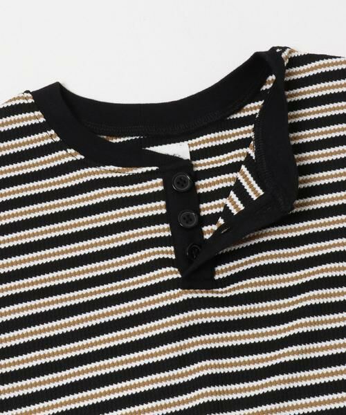 URBAN RESEARCH DOORS / アーバンリサーチ ドアーズ トップス | 『150サイズあり』ワッフルボーダーロングTシャツ(KIDS) | 詳細17