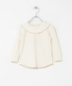 URBAN RESEARCH DOORS / アーバンリサーチ ドアーズ トップス | 『150サイズあり』メローフリルリブカラーTシャツ(KIDS)