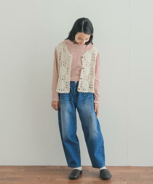 URBAN RESEARCH DOORS / アーバンリサーチ ドアーズ ニット・セーター | 『150サイズ』クロシェベスト(KIDS) | 詳細4