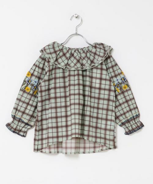URBAN RESEARCH DOORS / アーバンリサーチ ドアーズ トップス | クロスステッチブラウス(KIDS) | 詳細1