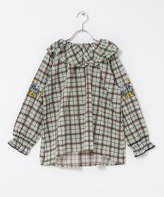 URBAN RESEARCH DOORS / アーバンリサーチ ドアーズ トップス | 『150サイズ』クロスステッチブラウス(KIDS)