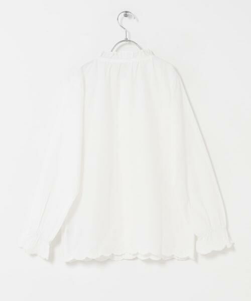 URBAN RESEARCH DOORS / アーバンリサーチ ドアーズ トップス | 『150サイズ』スカラップ刺繍フリルブラウス(KIDS) | 詳細5