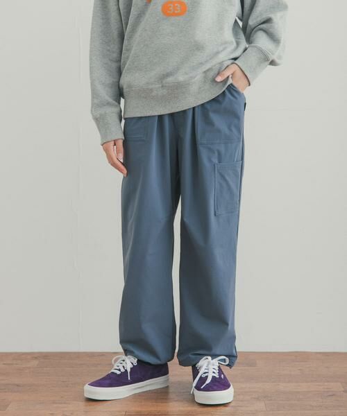 URBAN RESEARCH DOORS / アーバンリサーチ ドアーズ パンツ | 『150サイズ』テックイージードロストカーゴパンツ(KIDS)（ブルー系その他）